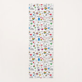 Gay Pride-Doodle-Muster Yogamatte (Vorderseite)