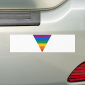 Gay Pride-Dreieck Autoaufkleber (Auf Auto)