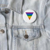 Gay Pride-Dreieck Button (Beispiel)
