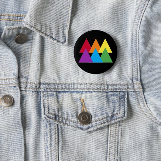 Gay Pride-Dreieck-Button Button (Beispiel)