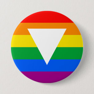Gay Pride-Dreieck-Design Button