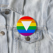 Gay Pride-Dreieck-Design Button (Beispiel)