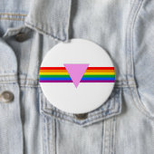 Gay Pride-Dreieck-Design Button (Beispiel)