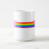 Gay Pride-Dreieck-Design Kaffeetasse (Mittel)