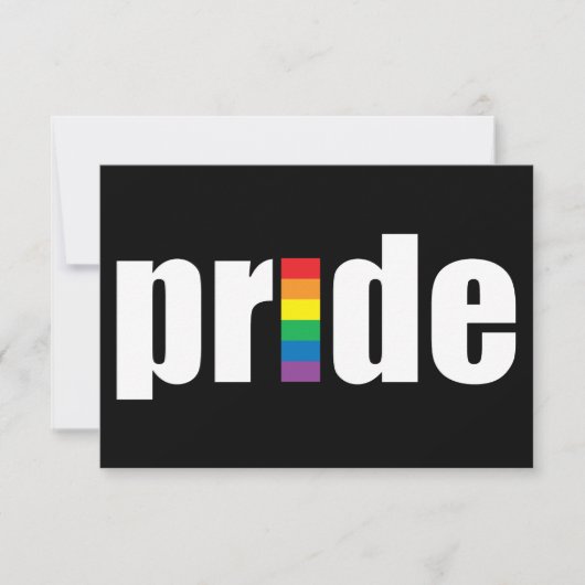 Gay Pride Einladung (Vorderseite)