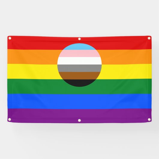 Gay Pride-Einschließungsflagge Banner (Horizontal)