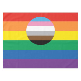 Gay Pride-Einschließungsflagge Tischdecke