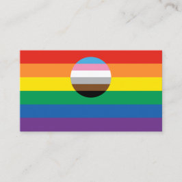 Gay Pride-Einschließungsflagge Visitenkarte