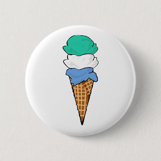Gay Pride Eiscreme Button