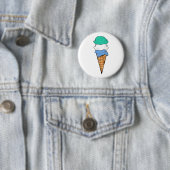 Gay Pride Eiscreme Button (Beispiel)