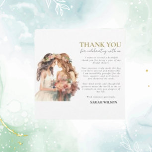 Gay Pride Elegant Blush Wedding Vielen Dank