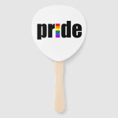 Gay Pride Fächer (Vorderseite)