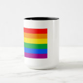 Gay Pride-Fahne Kaffee-Tasse Tasse (Zentrum)