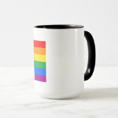 Gay Pride-Fahne Kaffee-Tasse Tasse (VorderseiteRechts)