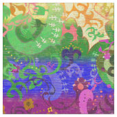 Gay Pride-Fahnenfarben Stoff (Nahaufnahme)