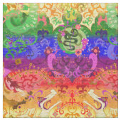 Gay Pride-Fahnenfarben Stoff (Muster)