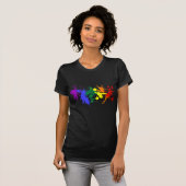 Gay Pride-Farbe T-Shirt (Vorne ganz)
