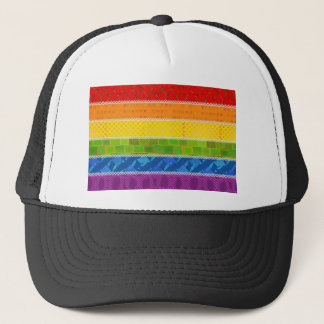 Gay Pride-Farben Truckerkappe