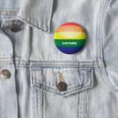 Gay Pride fertigen besonders an Button (Beispiel)