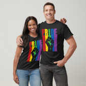 Gay Pride Fist Lgbt Rainbow Lgbtq Lesbian Pride Mo T-Shirt (Unisex)