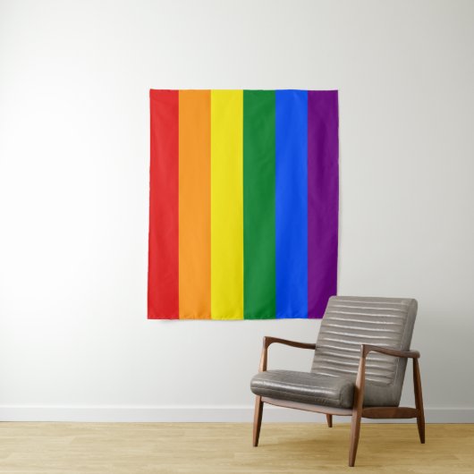 Gay Pride-Flag 50 x 60 Wandteppich (Beispiel)