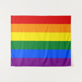 Gay Pride-Flag 50 x 60 Wandteppich (Vorderseite (Horizontal))