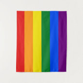 Gay Pride-Flag 50 x 60 Wandteppich (Vorderseite)