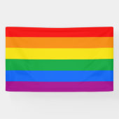 Gay Pride-Flag Banner (Horizontal)