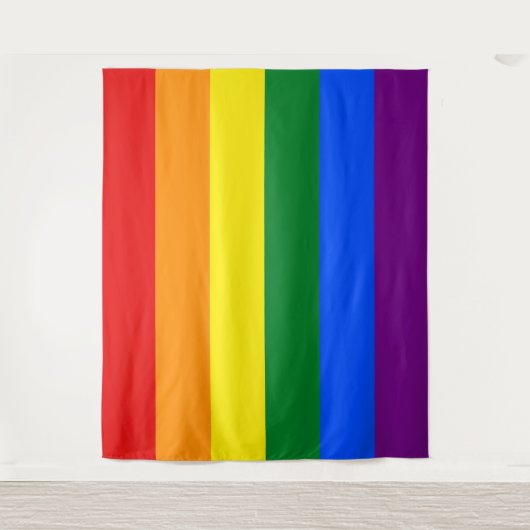 Gay Pride-Flag Extra große LGBT Wandteppich (Vorderseite)