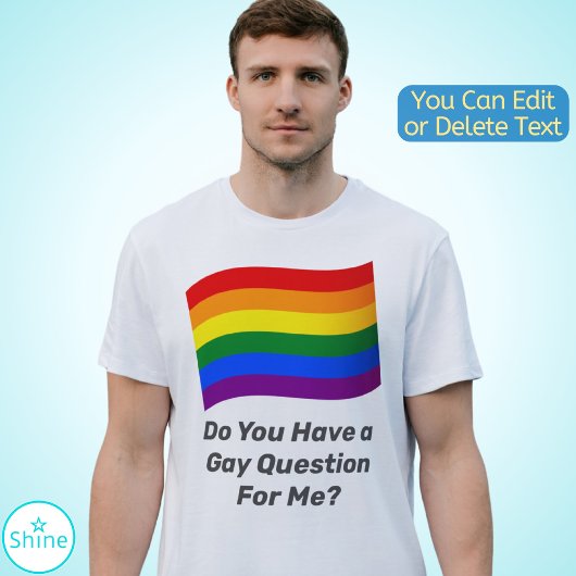 Gay Pride-Flag für LGBT-Regenbogenfahne Benutzerde T-Shirt