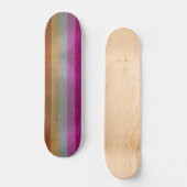 Gay Pride Flag Glitzer Glitzern Skateboard (Vorderseite)