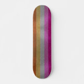 Gay Pride Flag Glitzer Glitzern Skateboard (Vorne)