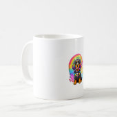 Gay Pride Flag Gordon Setter Dog Lover Rainbow Pri Kaffeetasse (Vorderseite Links)
