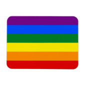 Gay Pride-Flag Magnet (Horizontal)