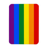 Gay Pride-Flag Magnet (Vertikal)