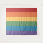 Gay Pride-Flag mit extra großen LGBT Wandteppich (Vorderseite (Horizontal))