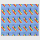 Gay Pride-Flag-Papier Geschenkpapier (Flach)