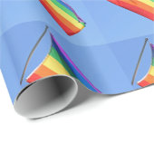 Gay Pride-Flag-Papier Geschenkpapier (Rolleneckpunkt)