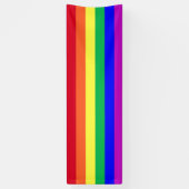 Gay Pride Flag Rainbow Flag Rainbow Stripes Store Banner (Vertikal)