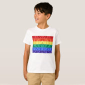 Gay Pride Flag Regenbogen Flag LGBTQ Liebe ist Lie T-Shirt (Vorne ganz)