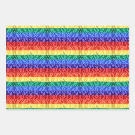 Gay Pride Flag Regenbogenflagge LGBT LGBTQ Queer P Geschenkpapier Set (Vorderseite 2)