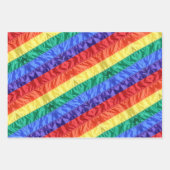Gay Pride Flag Regenbogenflagge LGBT LGBTQ Queer P Geschenkpapier Set (Vorderseite)