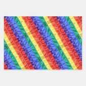 Gay Pride Flag Regenbogenflagge LGBT LGBTQ Queer P Geschenkpapier Set (Vorderseite 3)