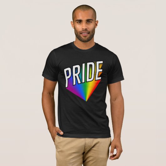 Gay Pride-Flag-T - Shirt (Vorne ganz)