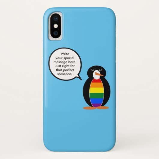 Gay Pride Flag Vortrag von Frau Pinguin Case-Mate iPhone Hülle (Rückseite)