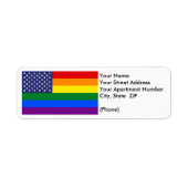 "GAY PRIDE FLAG" ZOLLBAR (Vorne)