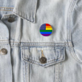 "GAY PRIDE-FLAGGE " BUTTON (Beispiel)