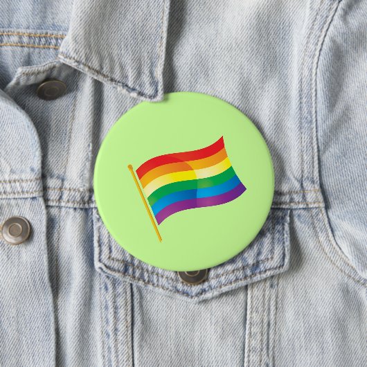 Gay Pride-Flagge Button (Beispiel)