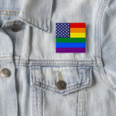 "GAY PRIDE-FLAGGE " BUTTON (Beispiel)