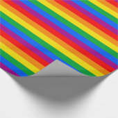 Gay Pride-Flagge Geschenkpapier (Ecke)